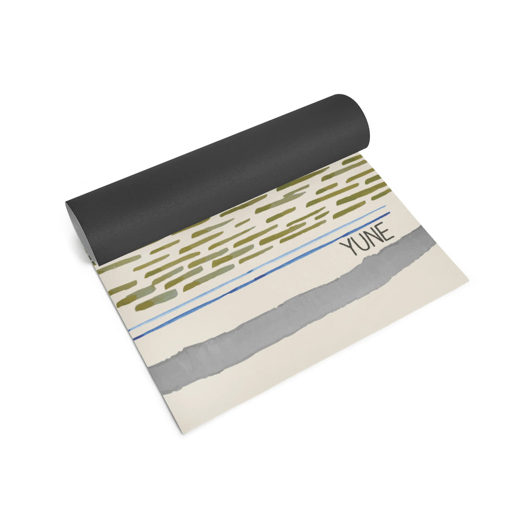 Yoga Mat | 6mm Thick | Beige| Non-Slip | Eco Friendly | Yune Yoga | Reed